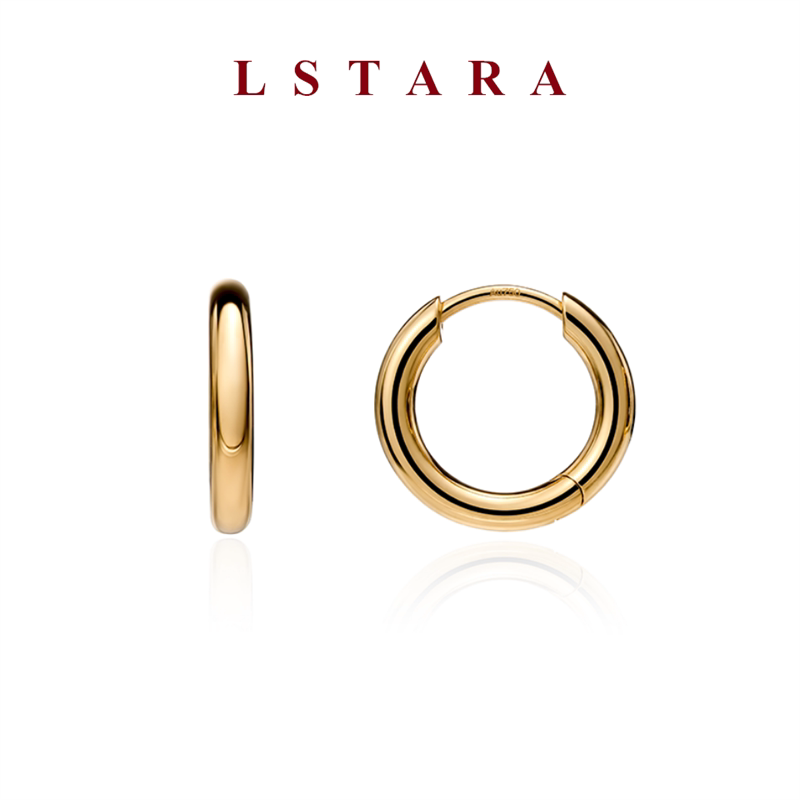 LSTARA18K金甜甜圈耳圈