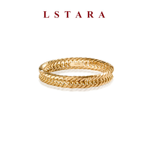 LSTARA喜平戒指18K金