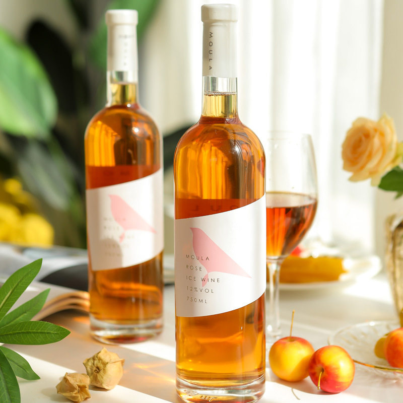 慕拉玫瑰冰酒750毫升贵腐甜白雷司令葡萄酒红酒甜酒果酒红酒