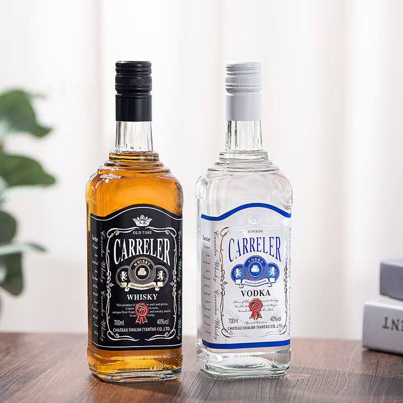 洋酒组合可乐桶威士忌伏特加高度烈酒40度酒吧夜场酒700ml双支装