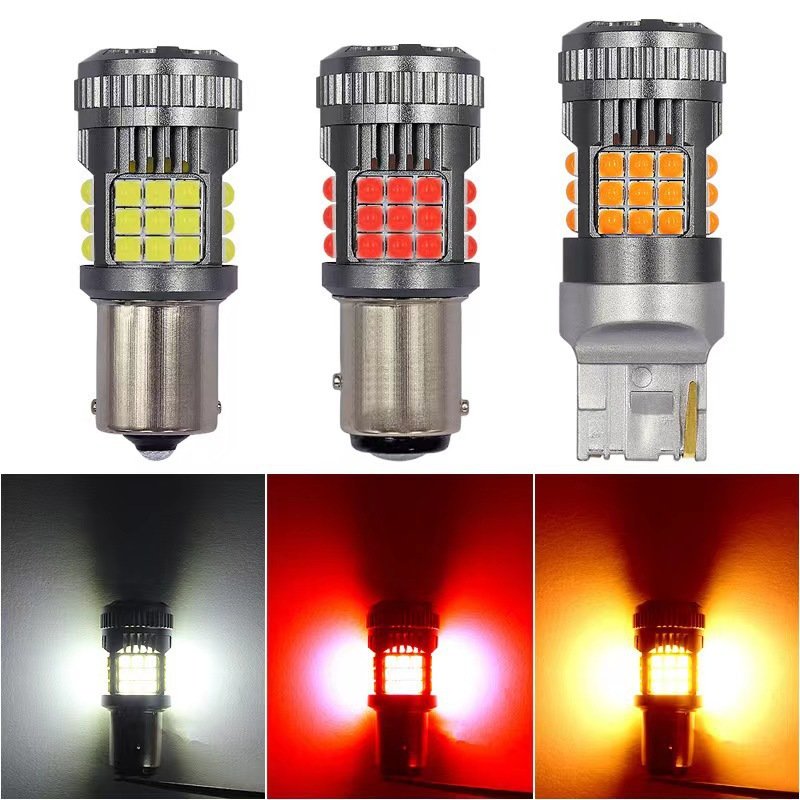 防频闪解码LED汽车转向灯 T20 1156 1157 3030 36SMD刹车灯倒车灯