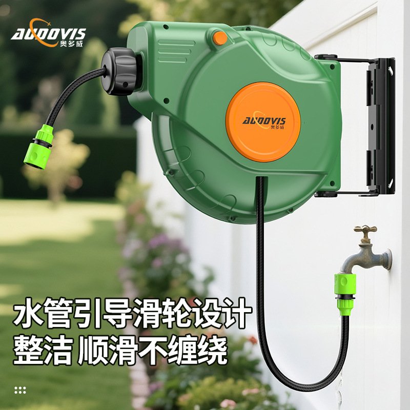 奥多威卷管器自动伸缩气鼓汽车维修水鼓自动卷线器电鼓自动卷线器