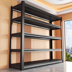 货架家用置物架落地多层阳台超市钢制收纳架仓库杂物间商用储物架