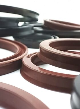 氟/丁晴橡胶USH孔轴用U油封Y型圈90/95/98/100*105/110/112/115*9