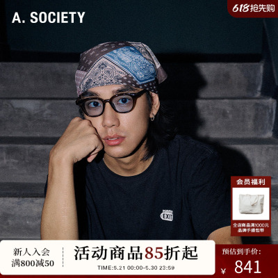 A.SOCIETY WAVY系列时尚舒适防晒百搭墨镜NAVY