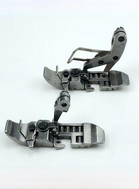 700拷边机滚轮压脚EX锁边包缝4线拉肩带厚料皮革轮子压脚缝纫配件