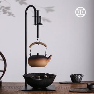围炉煮茶台式 中式 器具全套挂钩电陶炉提梁壶煮茶壶陶壶炭炉烧水壶