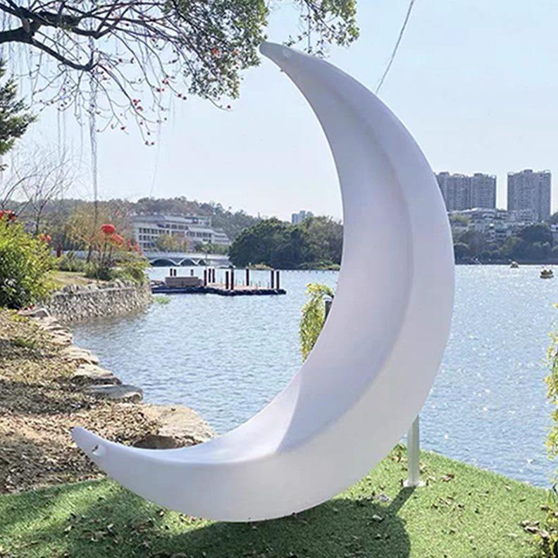 发光景观户外牙装饰灯座椅营民宿月公园椅地庭院拍摄道具网红月亮