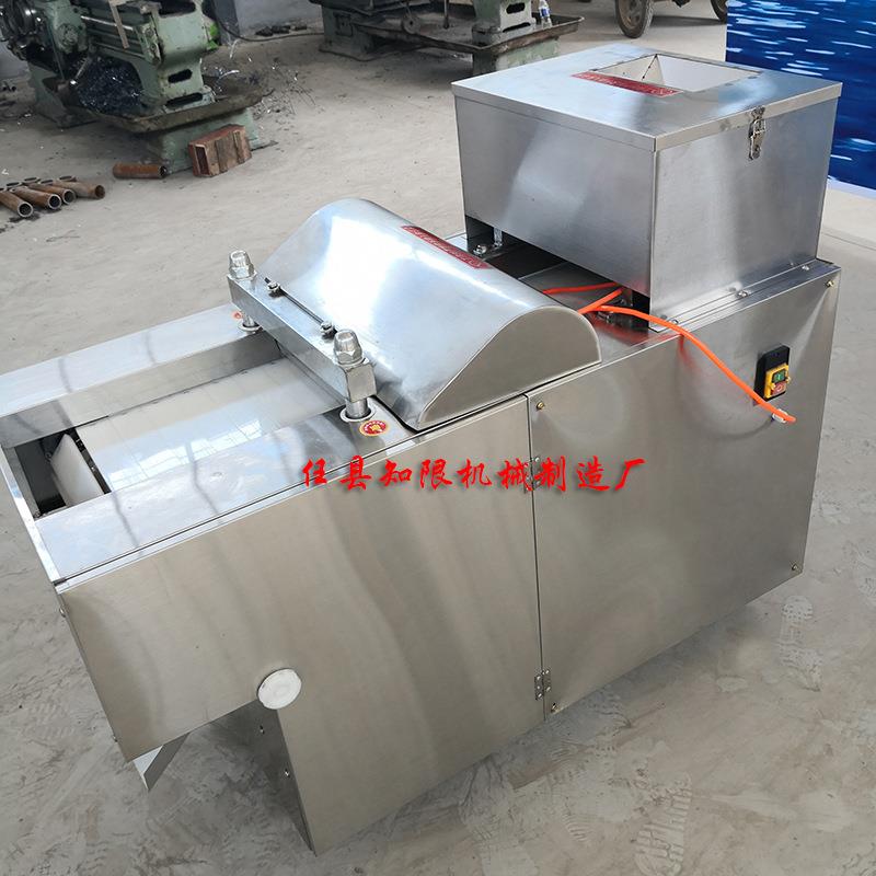 供应大型剁肉块机器剁鸡块机鲜冻肉切块机全自动切鲜鸡块机厂家