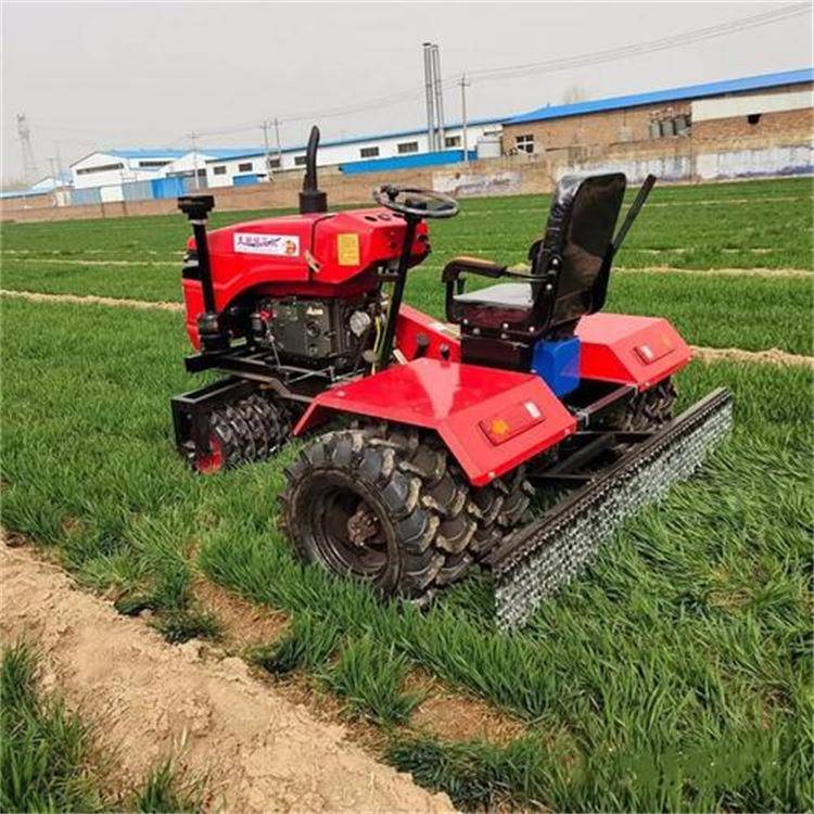 座驾式小麦镇压机麦田压地器小麦出压地机折叠式压麦机