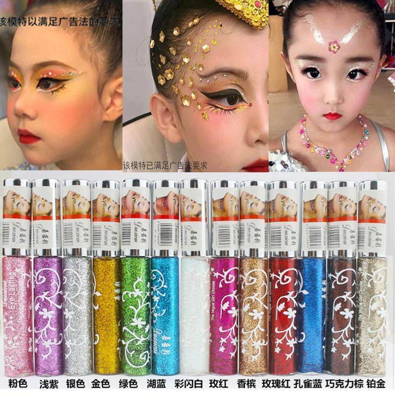 氏儿童彩色液体眼线 线液亮晶晶舞台妆卧蚕提亮爆闪眼影眼妆亮片