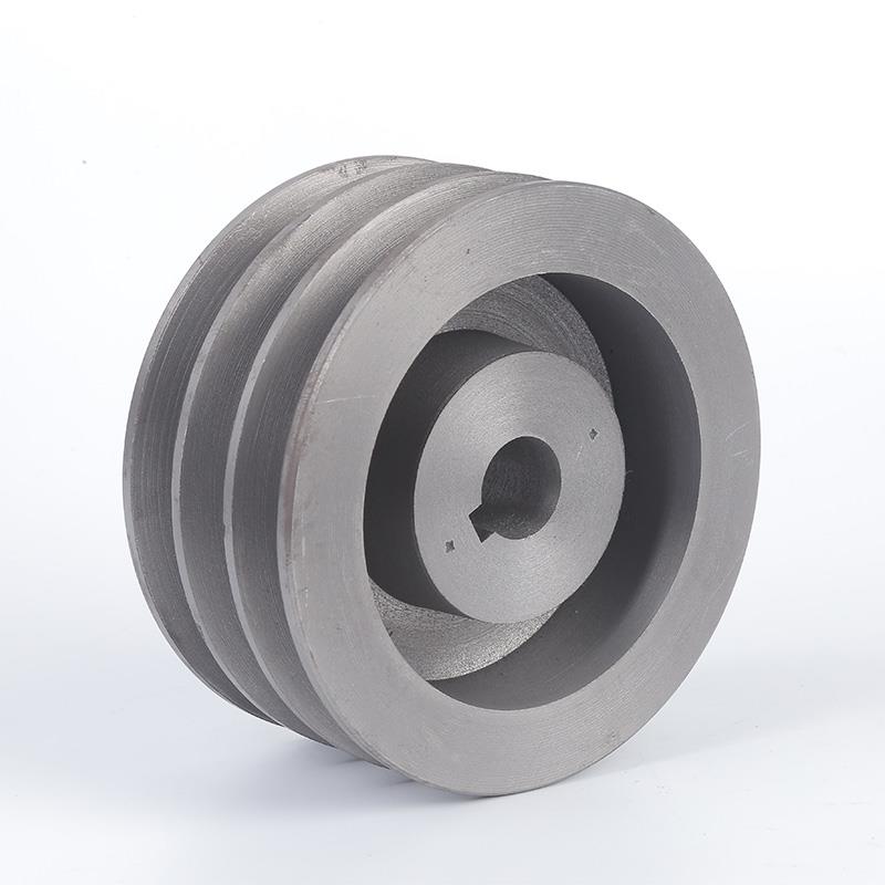 铸铁皮带轮双水槽电机轮皮带盘A/B/C/D型单水槽2A平厂家三角传动