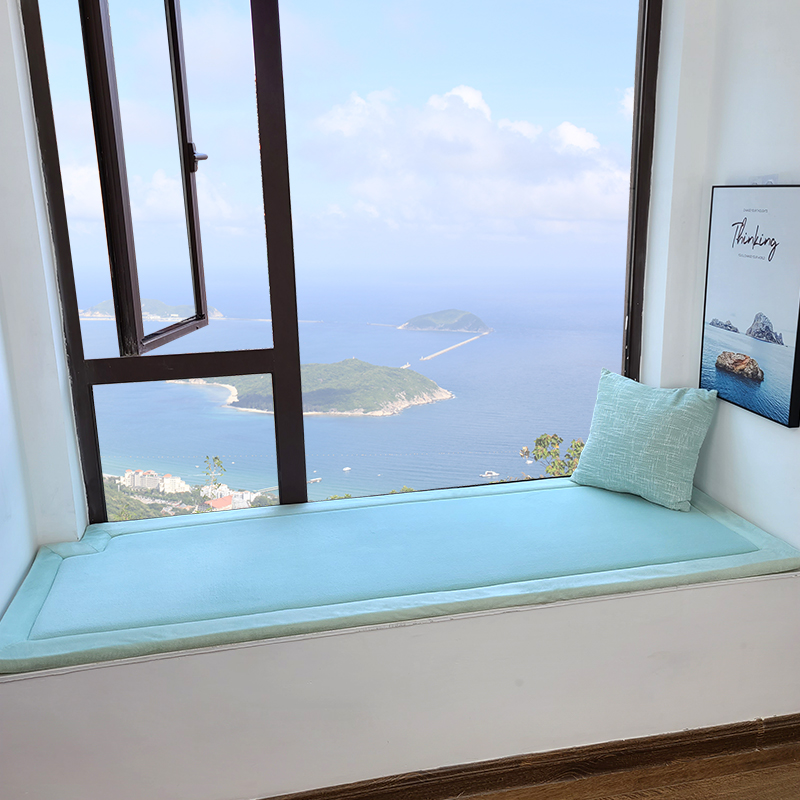 定制加厚a飘窗垫窗台垫装饰布置阳台垫子日式榻榻米炕垫卧室床边