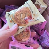 友丽雅多口味豆沙蛋黄水果迷你小月饼软糯香甜广式 五仁老月饼礼盒