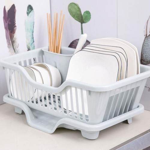 厨房大号塑料碗柜放碗箱沥水碗架碗筷收纳盒碗碟餐具笼整理架