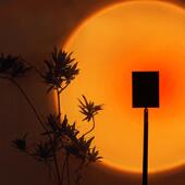 落日灯日不落夕阳投影光影光环彩虹ins网红意大利氛围余晖落地灯