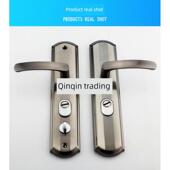 圆头 方头 加厚三件套可锁芯门锁套装 全套防盗门锁