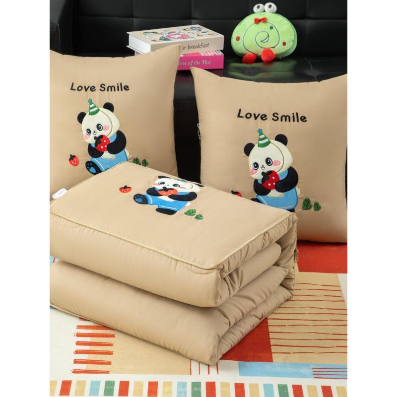 新款抱枕被子两用二合一办公室午睡空调毯学生宿舍夏凉折叠靠垫被