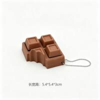 Creative 3D printed simulation chocolate Oreo Clicker clicker button stress relief keychain pendant thumbnail 2