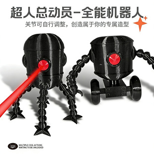 新品 全能机器人系列超人总动员手办模型摆件儿童益智玩具男孩 爆款