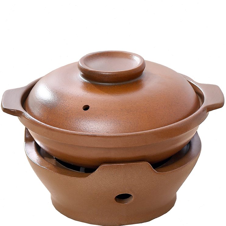 酒精炉底座陶瓷酒店专用干锅砂锅小火锅泥炉酒精炉子防风老式创意
