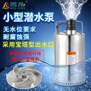 式 QDNF内装 不锈钢潜水泵220V家用便携水泵地下室排水清水泵
