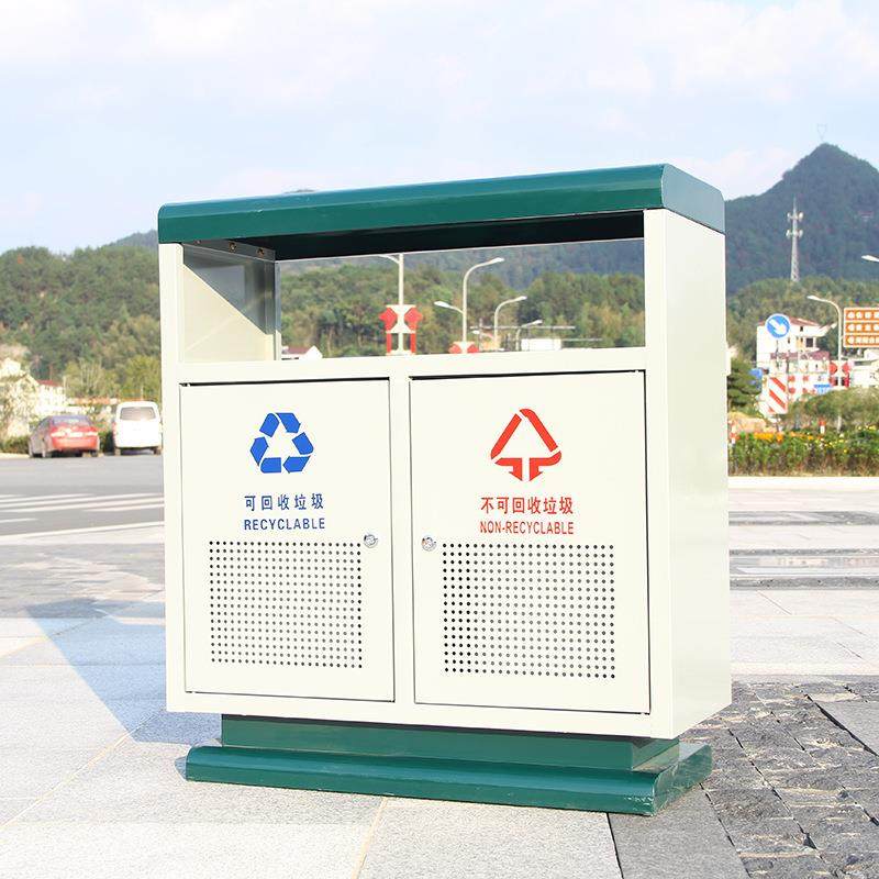 冲孔垃圾桶不锈钢环卫果皮箱室外大号物业分类环保街道垃圾箱304