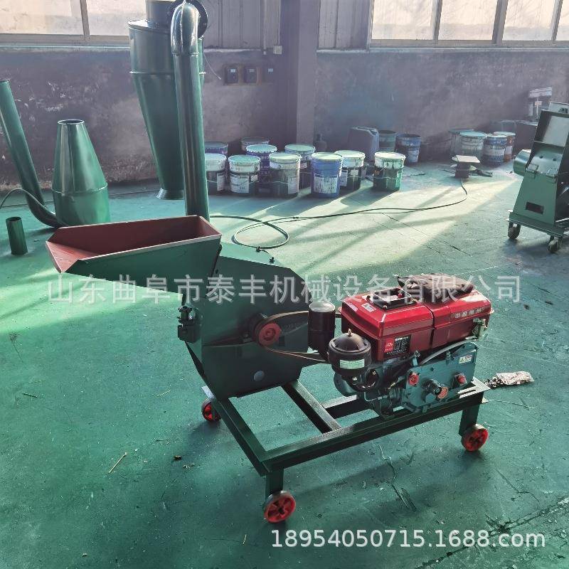 干辣椒调味品粉碎机玉米杂粮磨粉机农作物秸秆养殖饲料机