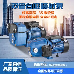 家用自吸泵高吸程深井大吸力抽水机双管喷射泵自来水高扬程增压泵