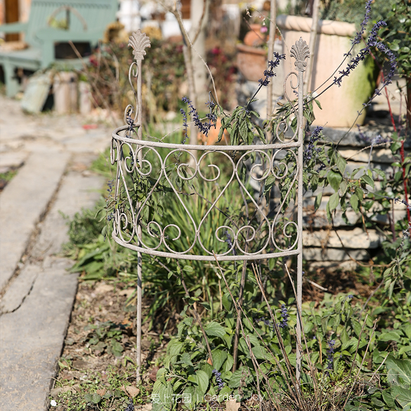 爱上花园园艺杂货 古风做旧铁艺花架系列 花园装饰 植物爬藤架