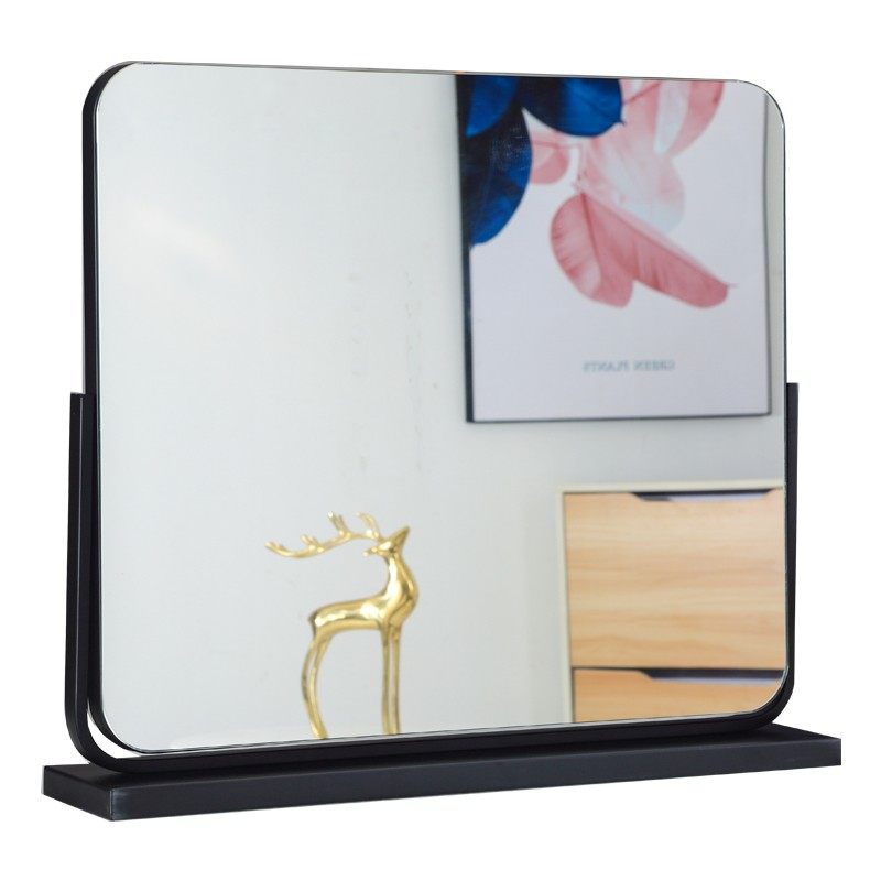 米卡高清化妆镜折叠网红宿舍学生少女美妆梳妆镜台式桌面大号镜子