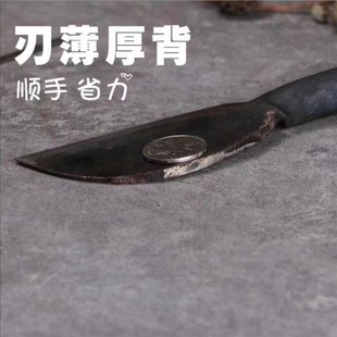 传统锻打一体破竹迷你小柴刀鳝鱼刀剥皮剔骨刀削竹泥鳅刀家用商用
