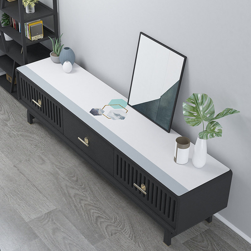 高级皮革电视柜桌布防水免洗茶几桌垫餐桌布简约餐边柜长方形垫子