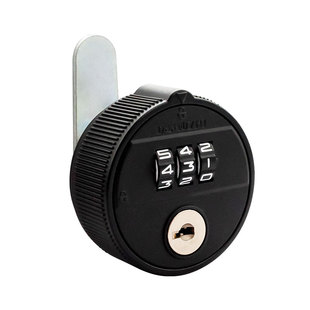 带钥匙对开柜门密码锁柜子锁通用文件收纳柜鞋柜锁加长抽屉转舌锁