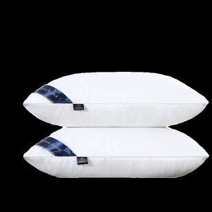 枕头席梦思枕芯一个枕套内胆长枕头双人枕床上结婚高枕不塌陷枕心