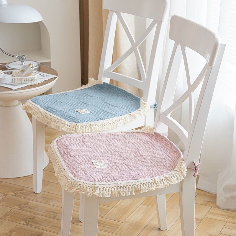 韩式纯棉布艺素色椅垫防滑四季通用餐桌椅垫凳子垫办公室座垫简约,居家布艺,椅垫,淘宝优惠券,粉丝福利购,淘宝优惠卷