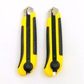 日钢25MM特大号美工刀螺旋锁定包胶壁纸裁纸刀加厚大介刀重型刀架