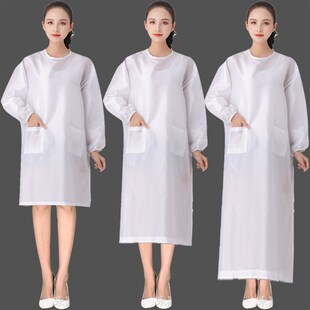 美发师工作服理发师穿的衣服专用围裙防碎发衣不沾发新款罩衣反穿