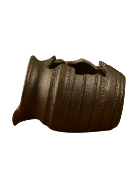 创意单个小号陶罐循环流水配件生态古法养鱼陶瓷缸庭院装饰品造景