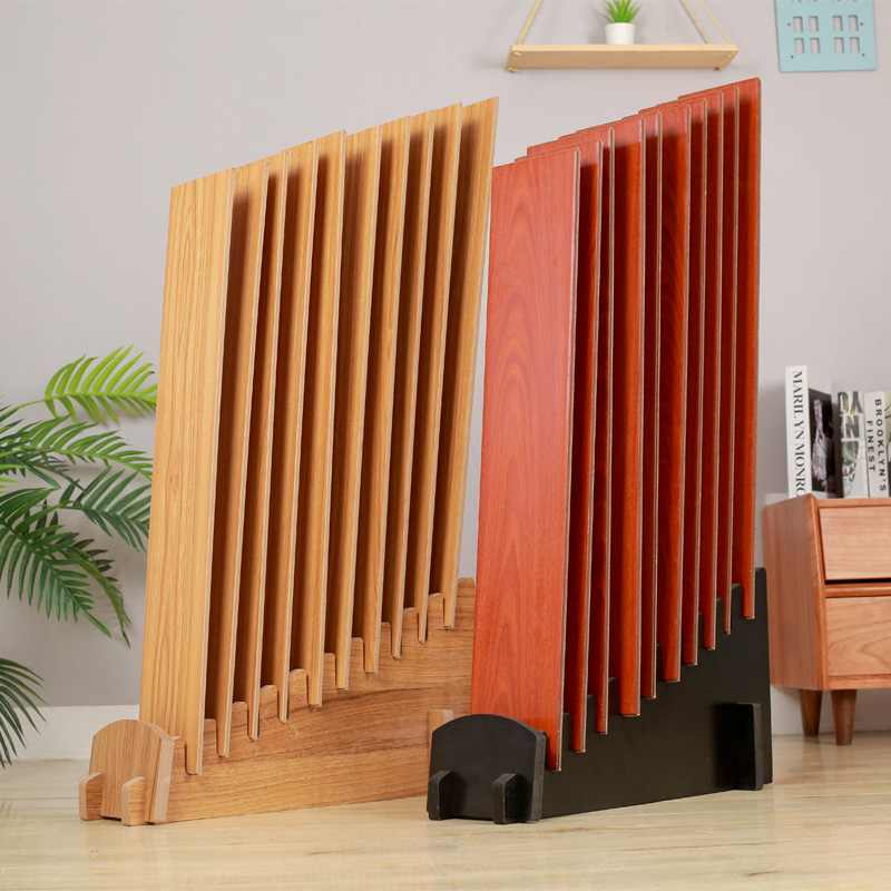 方瑞达地板瓷砖展示架木纹砖陶瓷墙砖线条架子展柜双排定制LOGO