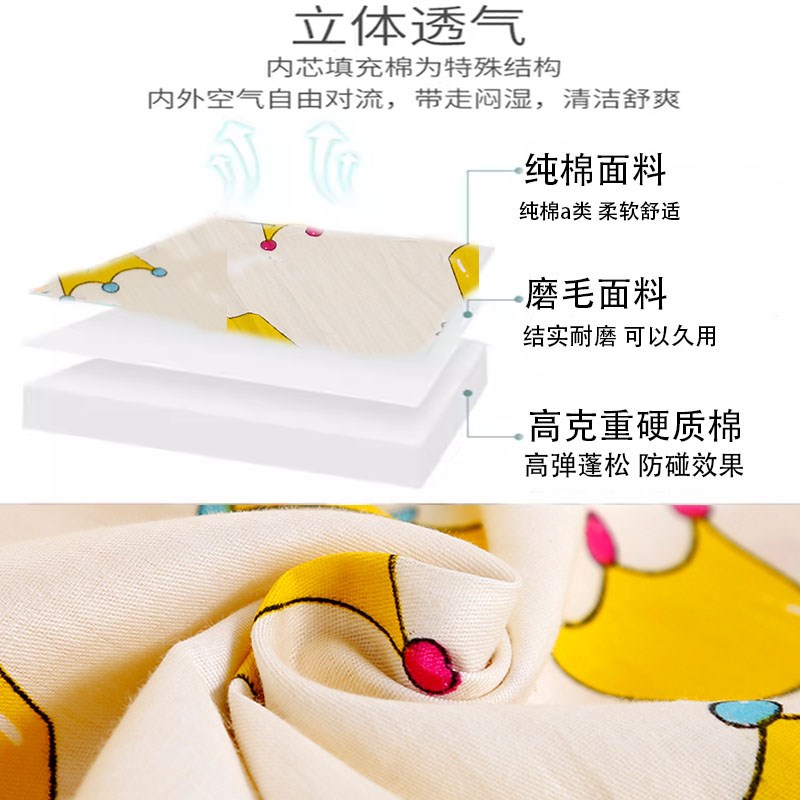 A类纯棉一片式防撞婴儿床床围宝宝儿童拼接床床围软包围栏挡布