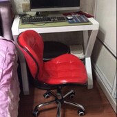 小型电脑椅升降转椅滑轮椅靠背椅家用座椅久坐舒服办公椅书桌椅子