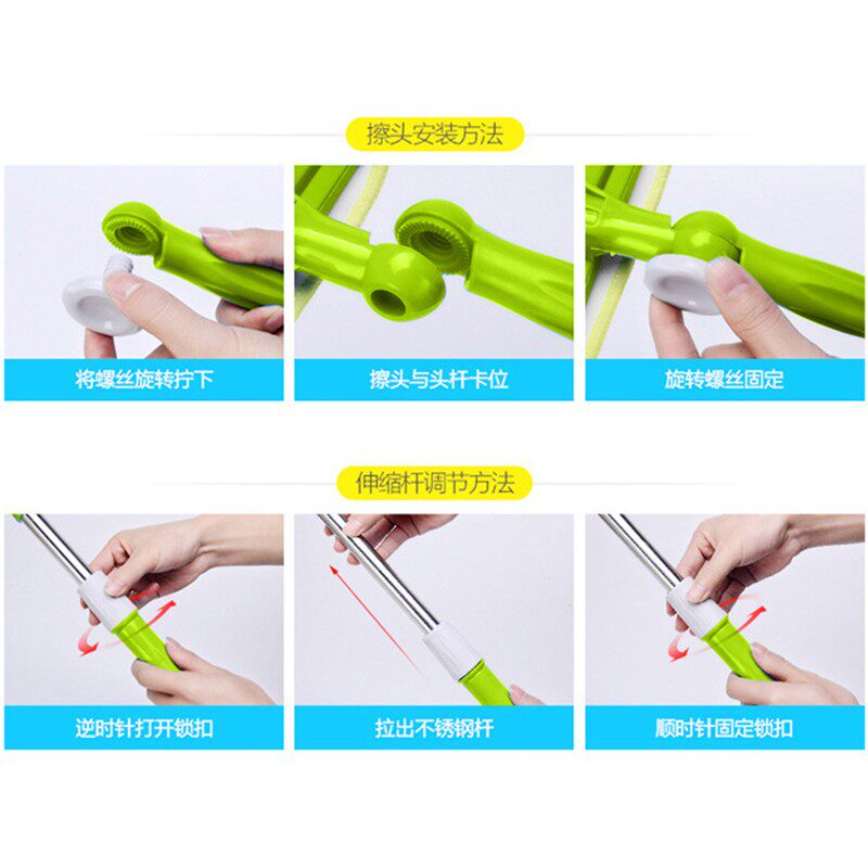 擦玻璃神器家用伸缩杆免拆洗双面擦窗户刷刮洗一体清洁工具玻璃刮