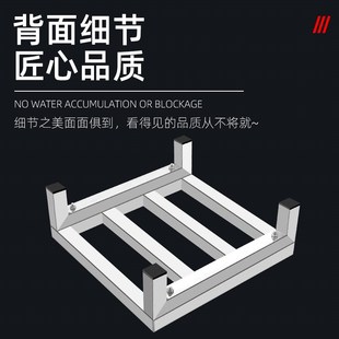 鲜花承重阳台架子不锈钢置物架支架托架增高底托花架台沿空调底座