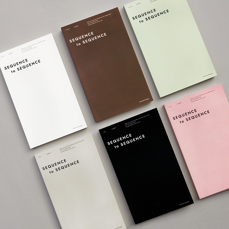 韩国Be on D手持便携万年历时间轴周计划本手帐日程本子6个月/1年