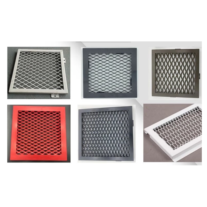 铝网格网筛网铝合金网板菱形铝拉网天花幕墙装饰铝网片扩张网吊顶