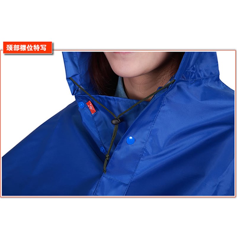 华海雨衣电动车雨衣单人时尚透明大帽檐摩托车雨衣雨披加大加厚