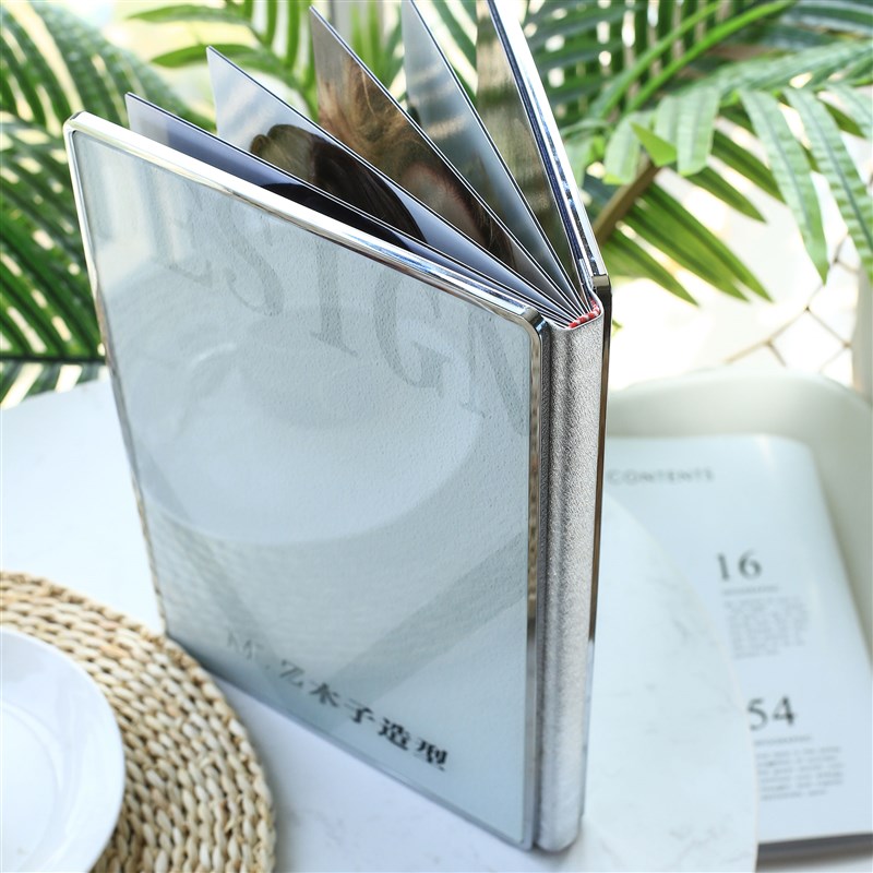 高档美发价目表价目册定制设计美容院发廊价格表美甲理发高端手册