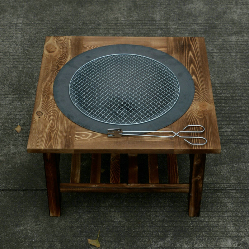 炭火户外庭院烤火炉取暖器家用罩套烧炭烧炭炉子火盆烤网煮茶围炉