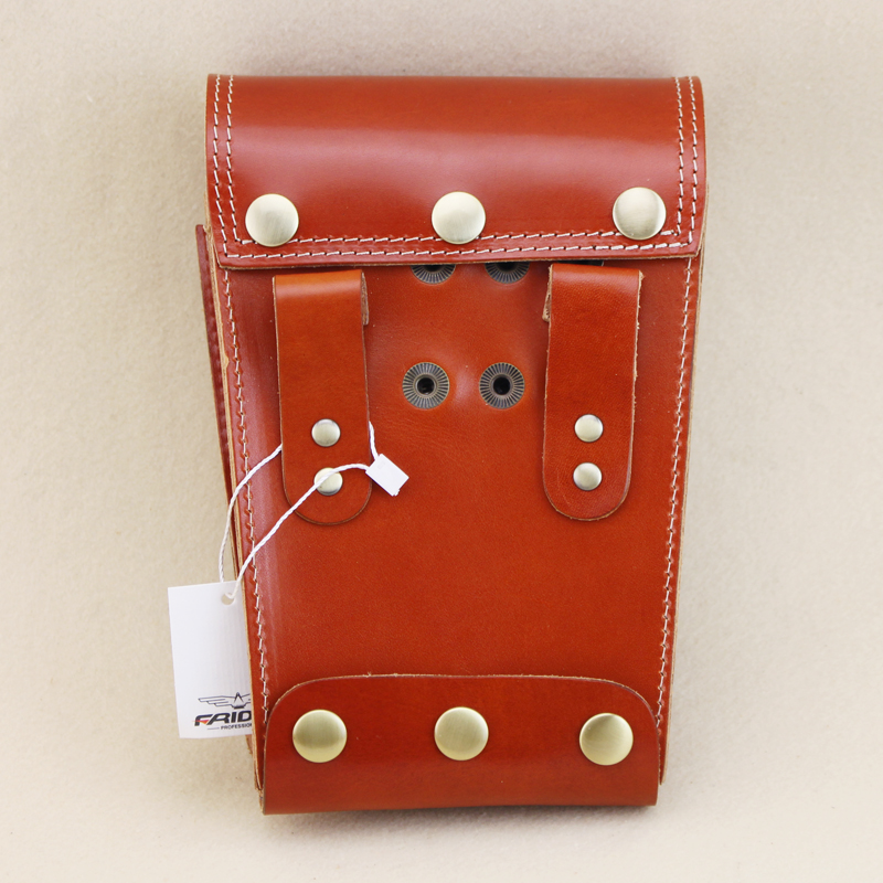 星期五理发师剪刀腰包亮皮专业美发挎包发廊美发工具包皮质斜背包